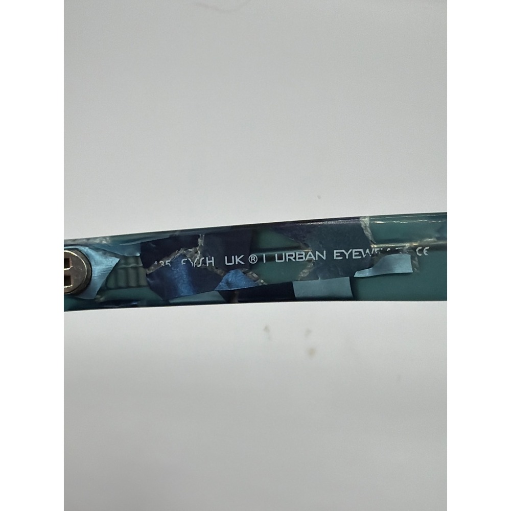 FYSH Eyeglasses Women 52-18-135 Teal Grey Mosaic F-3491 849 Urban Eyewear - Picture 7 of 7